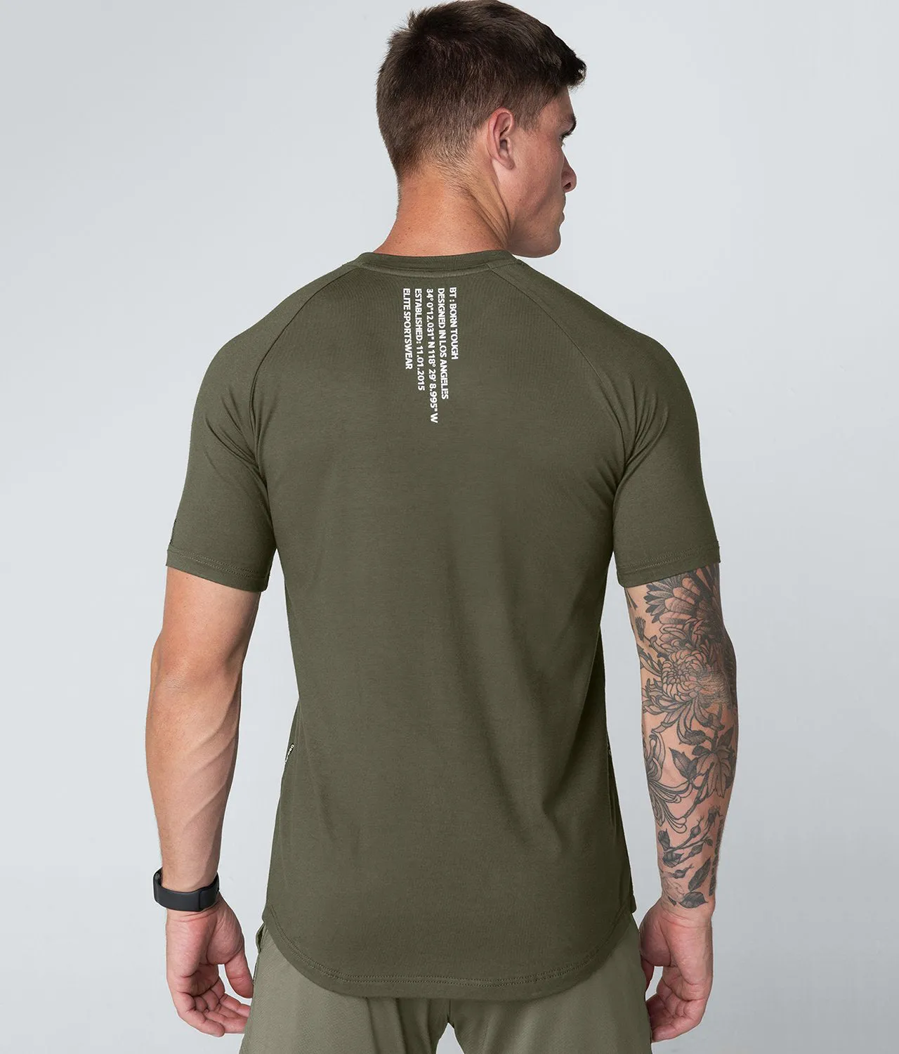 1050 . Viscose Regular-Fit Shirt - Military Green