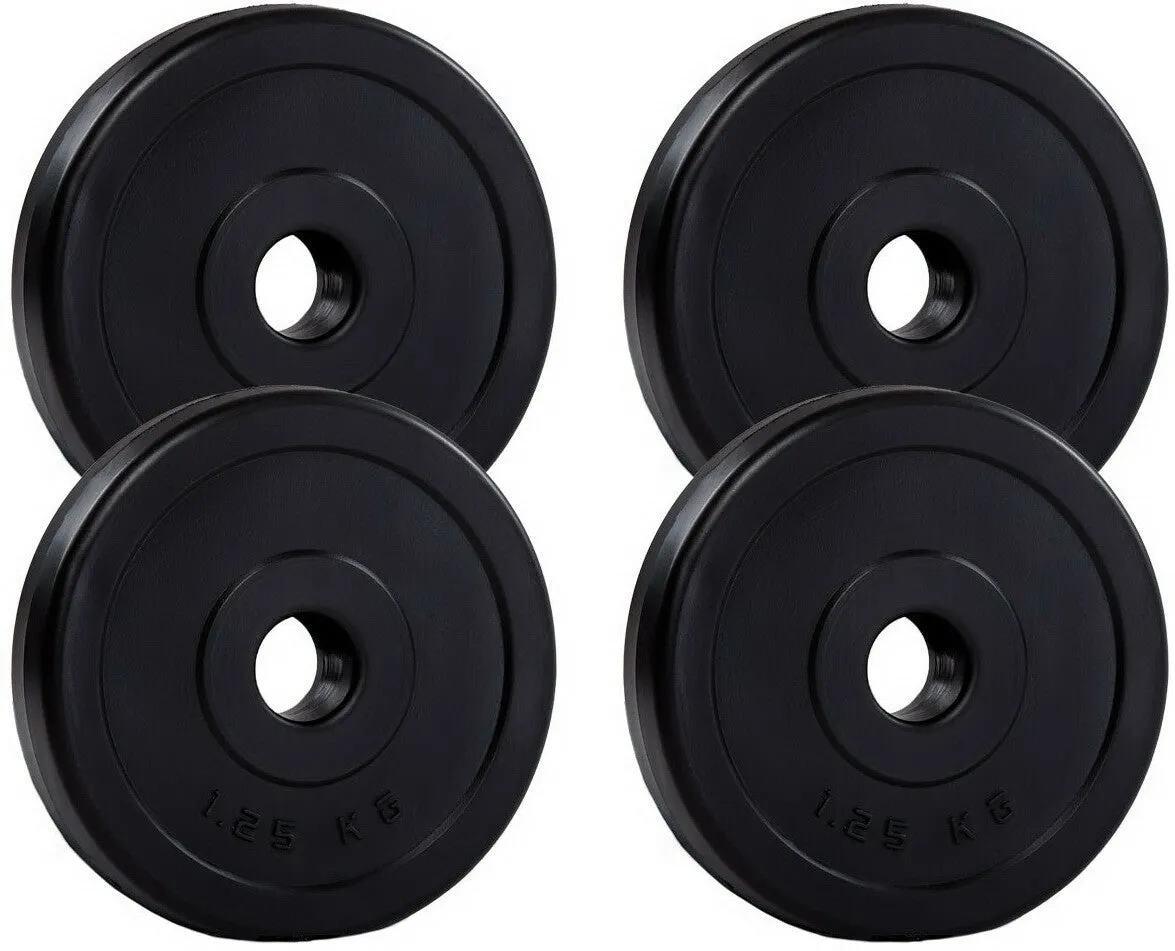 10Kg Dumbbells | Dumbbells Set With PVC Plates (2.5kgx4Pcs) |Dumbbell Rods | Gloves