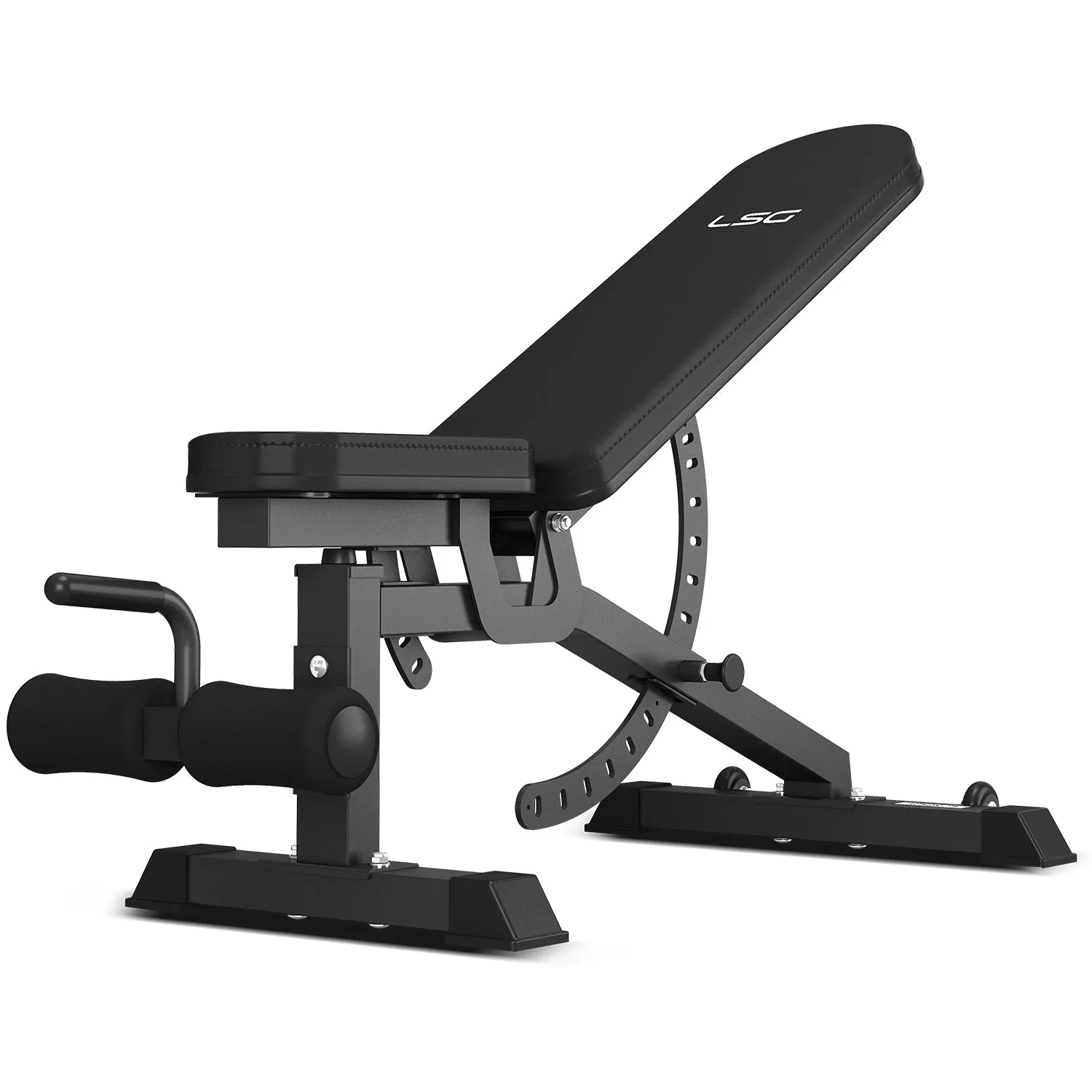 14 Level Adjustable FID Bench with Weights Set, LSG GBN-006