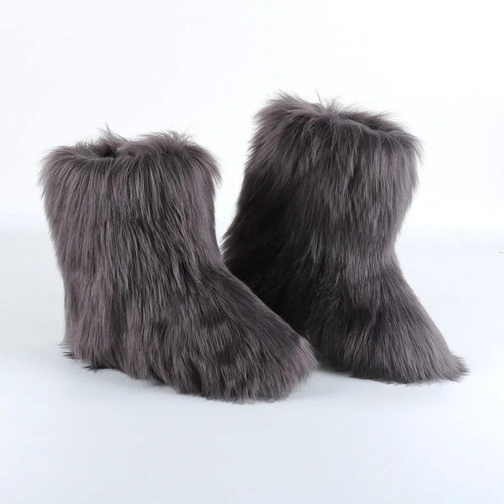 21 LUXURY Faux Fur Boots