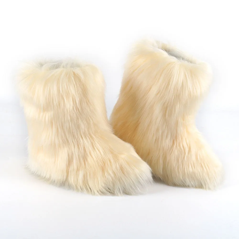 21 LUXURY Faux Fur Boots