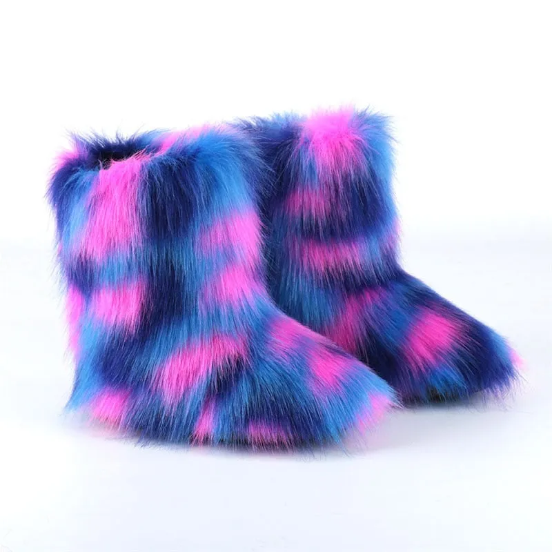 21 LUXURY Faux Fur Boots