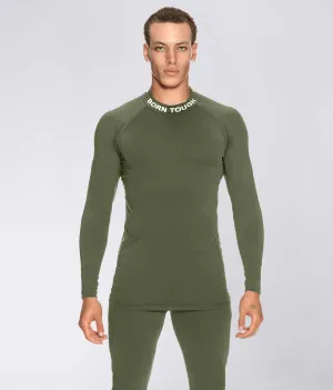 9600 . Compression Regular-Fit Shirt - Military Green