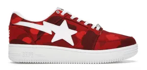 A Bathing Ape Bape Sta Low Camo Red