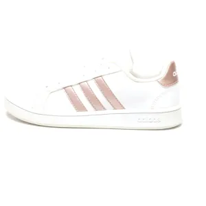 Adidas Grand Court Lifestyle Tennis Sneakers Leather White Colour For Kids