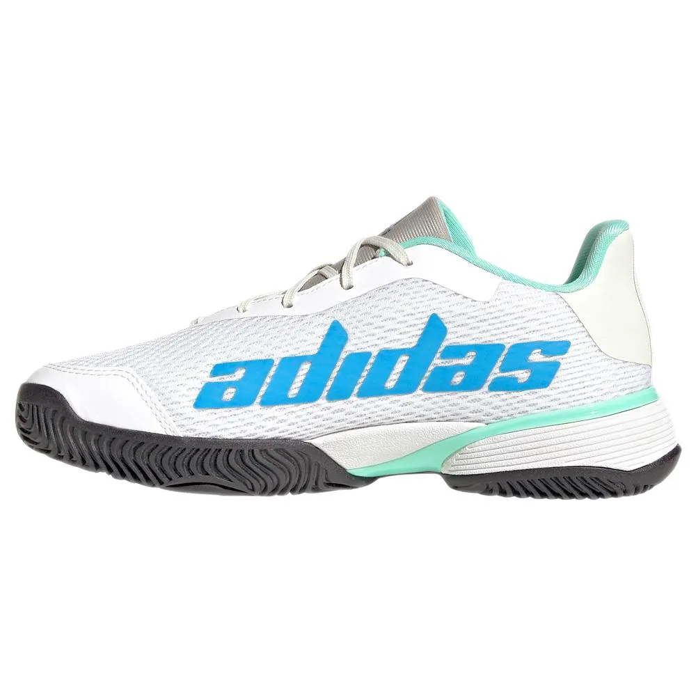 adidas Junior Barricade K - Cloud White/Pulse Blue