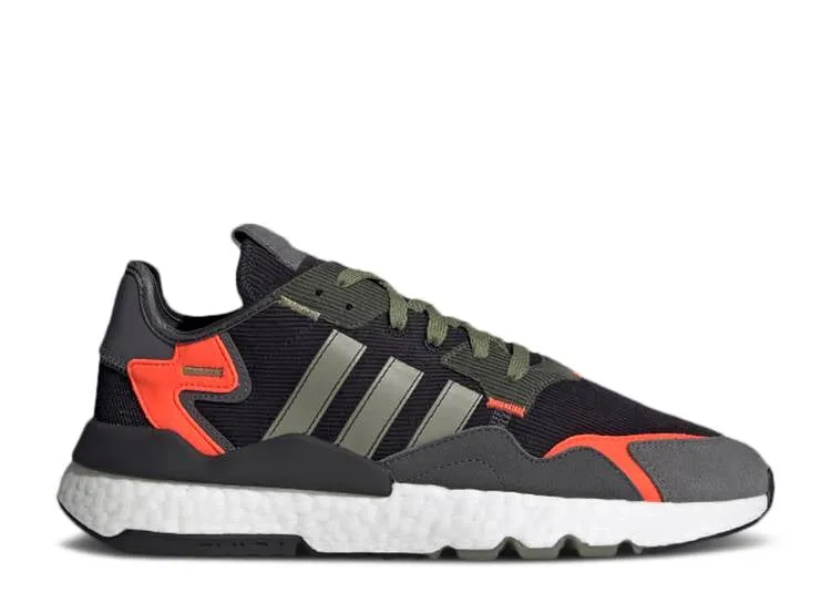 Adidas NITE JOGGER 'BLACK LEGACY GREEN' sneakers, black