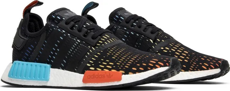 Adidas NMD_R1 'Rainbow' sneakers, black