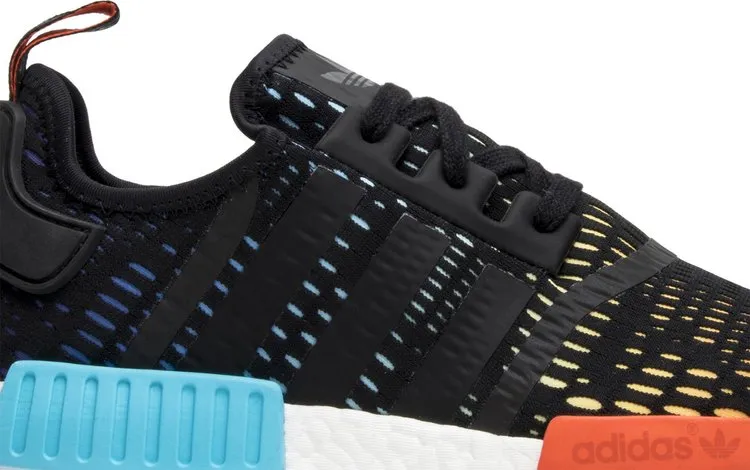 Adidas NMD_R1 'Rainbow' sneakers, black