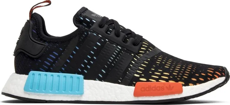 Adidas NMD_R1 'Rainbow' sneakers, black