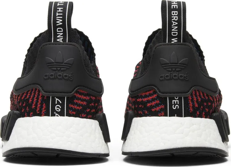 Adidas NMD_R1 STLT Primeknit 'Red Solid' sneakers, red