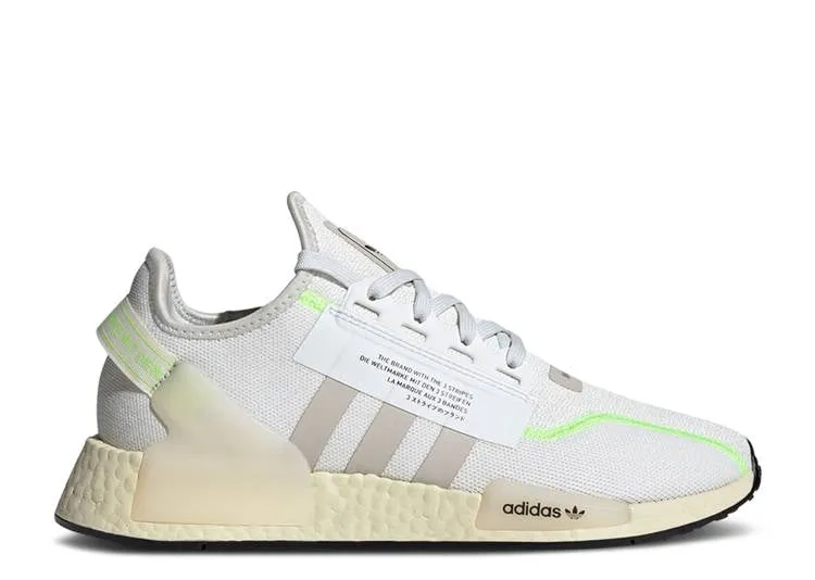 Adidas NMD_R1 V2 'CRYSTAL WHITE GRAY' sneakers, white