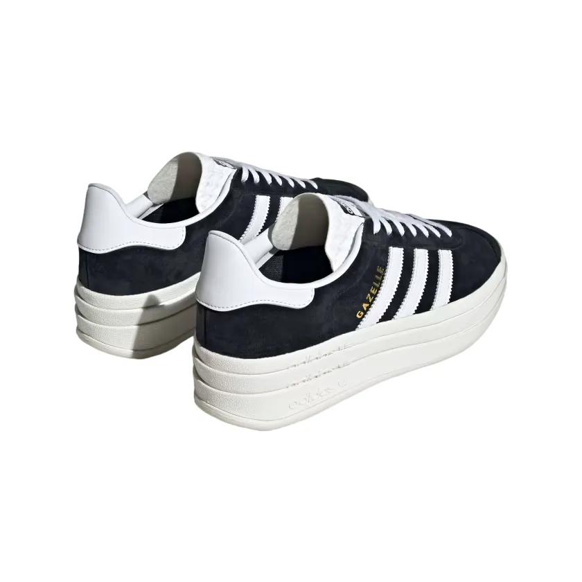 Adidas Originals scarpa sneakers da donna Gazelle Bold HQ6912 nero-bianco