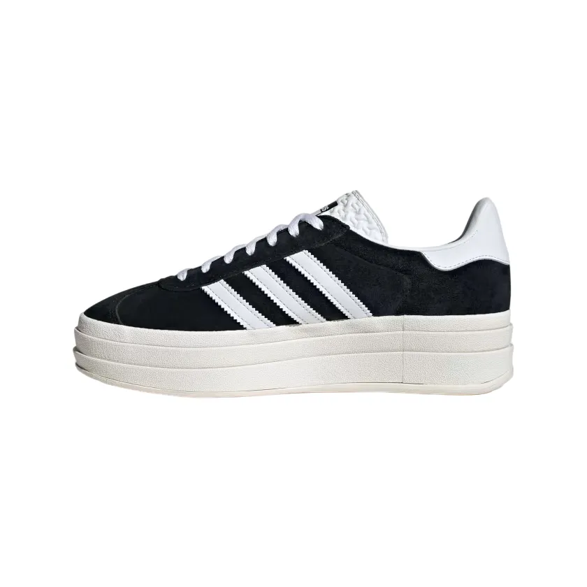 Adidas Originals scarpa sneakers da donna Gazelle Bold HQ6912 nero-bianco