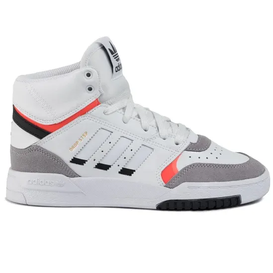 Adidas Originals Scarpa sneakers da ragazzo Drop Step EE8755 bianco-grigio-arancio