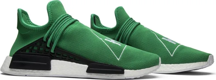 Adidas Pharrell x NMD Human Race 'Green' Sneakers, Green