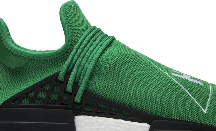 Adidas Pharrell x NMD Human Race 'Green' Sneakers, Green