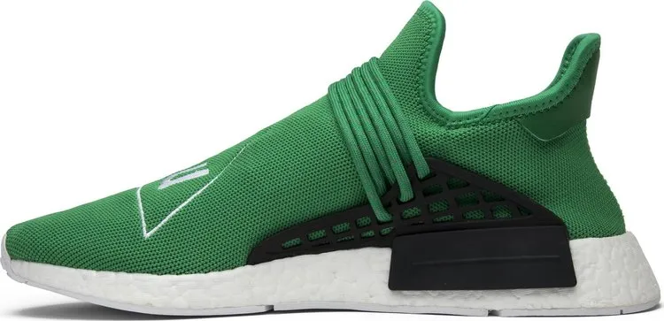 Adidas Pharrell x NMD Human Race 'Green' Sneakers, Green