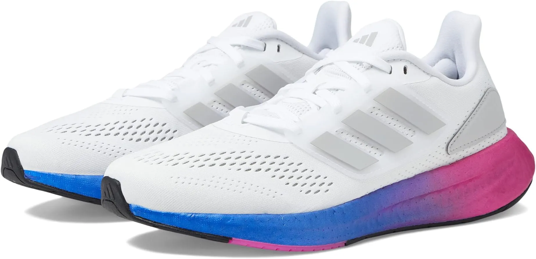 adidas Pureboost 22 White/Grey/Lucid Fuchsia