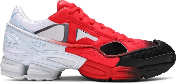 Adidas Raf Simons x Ozweego Replicant 'Red Halo Blue' Sneakers, Red