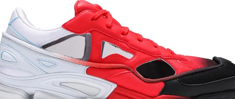 Adidas Raf Simons x Ozweego Replicant 'Red Halo Blue' Sneakers, Red