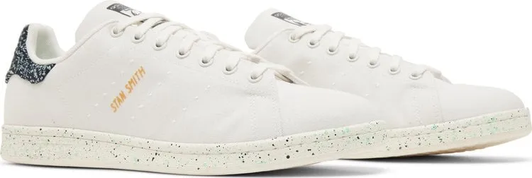 Adidas Stan Smith 'White Legend Ink Speckled' Sneakers, Yellow