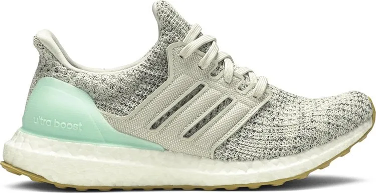 Adidas Wmns UltraBoost 4.0 'Carbon Mint' sneakers, gray