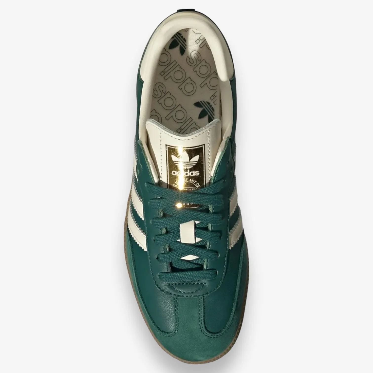 Adidas Womens Samba OG Green Cream Gold IE0872