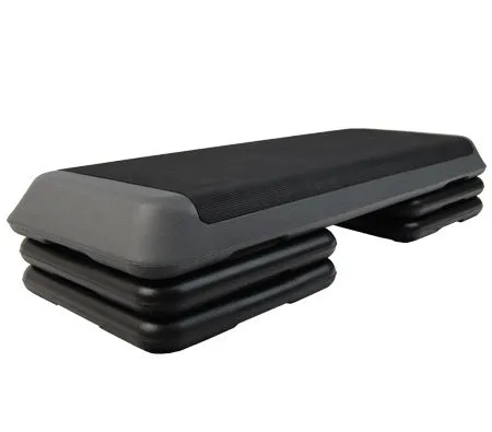 Adjustable Non-Slip Aerobic Step Bench, 3-Level, 250kg Capacity