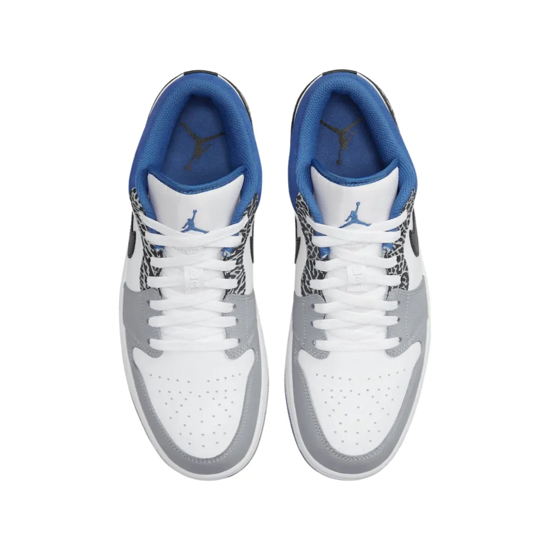 Air Jordan 1 Low Dark Marina Blue Black White