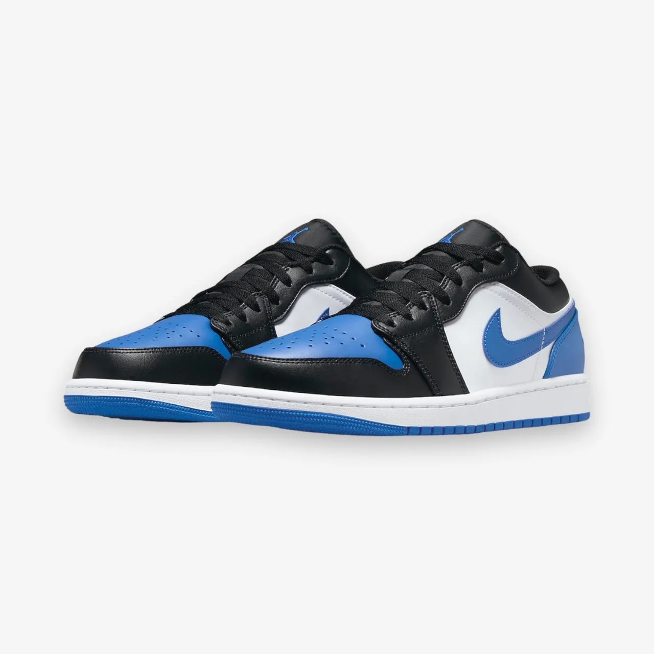 Air Jordan 1 Low White Royal Blue Black White 553558-140