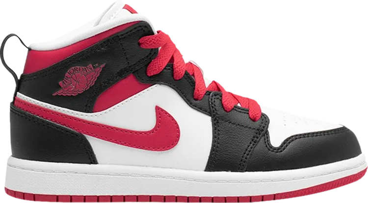 Air Jordan 1 Mid PS White Very Berry sneakers, white