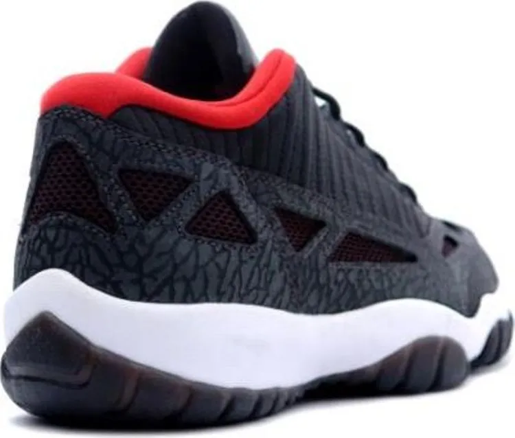 Air Jordan 11 Retro Low IE Black Charcoal Red 2003 sneakers, black