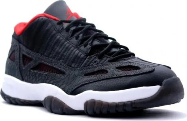 Air Jordan 11 Retro Low IE Black Charcoal Red 2003 sneakers, black