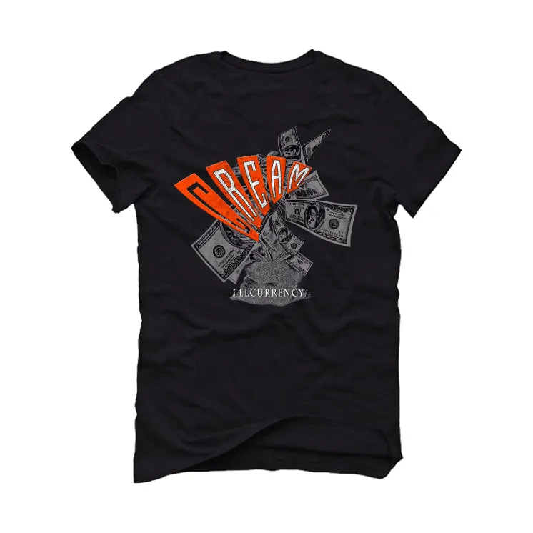 Air Jordan 12 “Brilliant Orange” | illcurrency Black T-Shirt (CREAM)