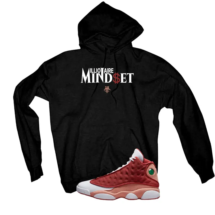 Air Jordan 13 Dune Red Black T-Shirt (Millionaire Mindset)| illcurrency