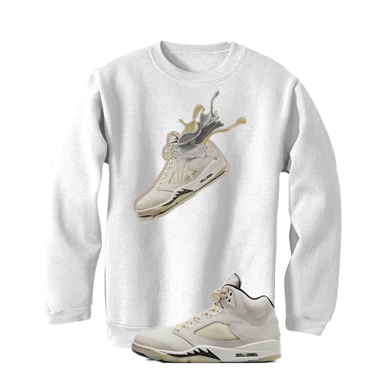 Air Jordan 5 SE Sail White T-Shirt (Splash 5)| illcurrency