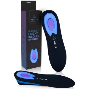 Airize - Height Increase Insole, Shoe Lifts, Height Increase Shoes - All Gender Height Insoles, Lifts for Men, Heel Inserts for Women - Shoe Inserts to Make You Taller, Height Increase Insole