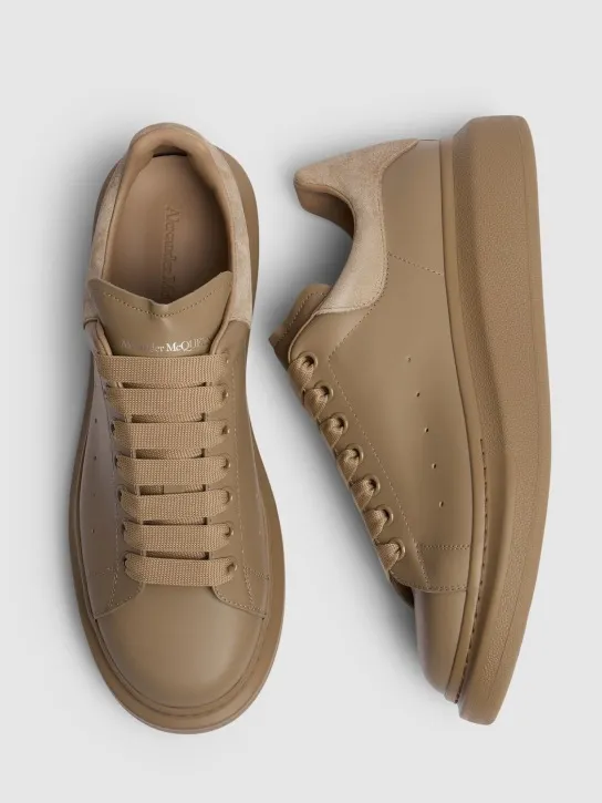 Alexander McQueen   45mm Oversized leather sneakers 