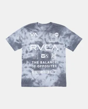 All Brand Short Sleeve Workout Shirt - Black Tie Dye