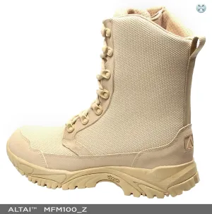 ALTAI 8″ Waterproof Tan Zip Up Boots Model: MFM100-Z