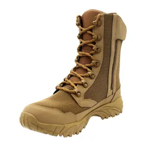 ALTAI 8" Brown Waterproof Zip Up Boots Model: MFH200-Z