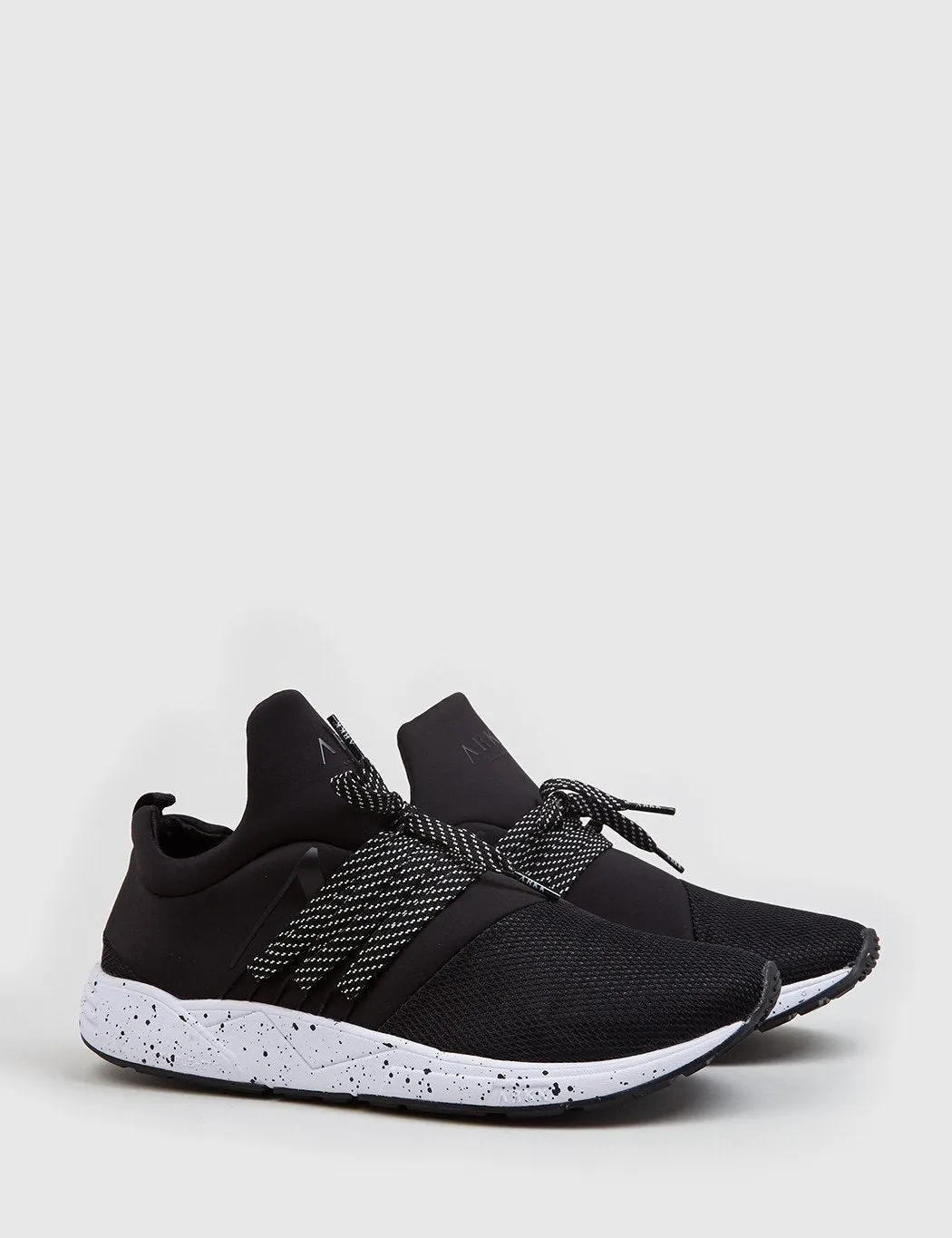 ARKK Raven S-E15 Perforated Trainers - Black