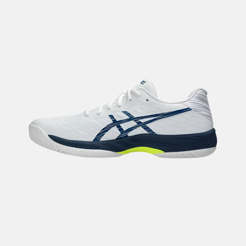 Asics Gel-Game 9 Men's Tennis Shoes -White/Mako Blue