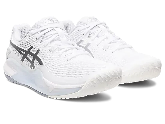 Asics Gel-Resolution 9 Women - White/Pure silver