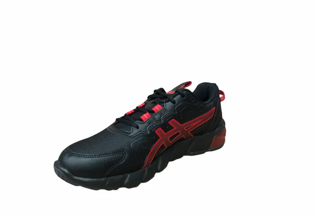 Asics scarpa sneakers da uomo Gel Quantum 90 1201A064 004 nero-rosso