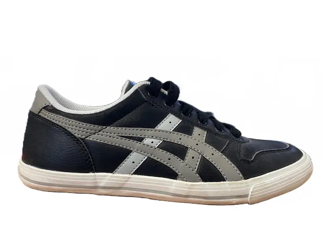 Asics scarpa sneakers per ragazzi Aaron C9P0Y 9011 nero grigio