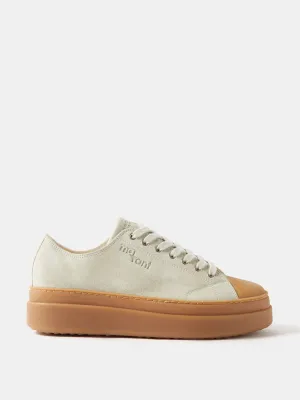 Austen suede platform trainers