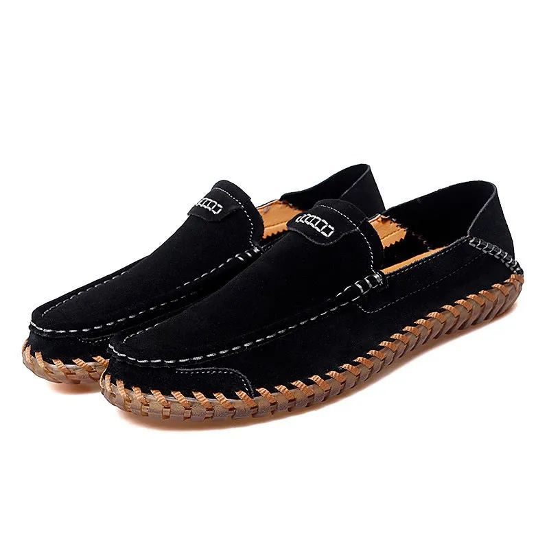 Autumn Leather Slip-on Lazy Shoes Men