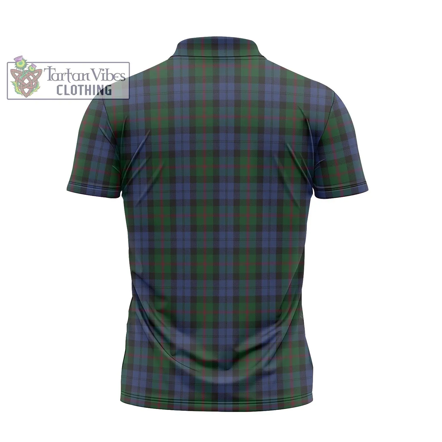 Baird Tartan Zipper Polo Shirt